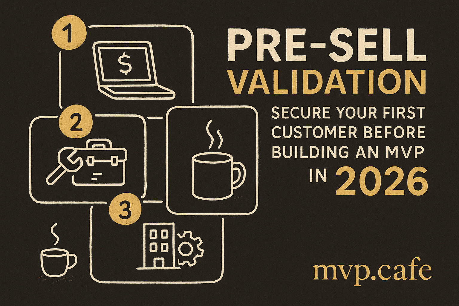 Pre-Sell Validation: Secure Your First Customer Before Building an MVP in 2026