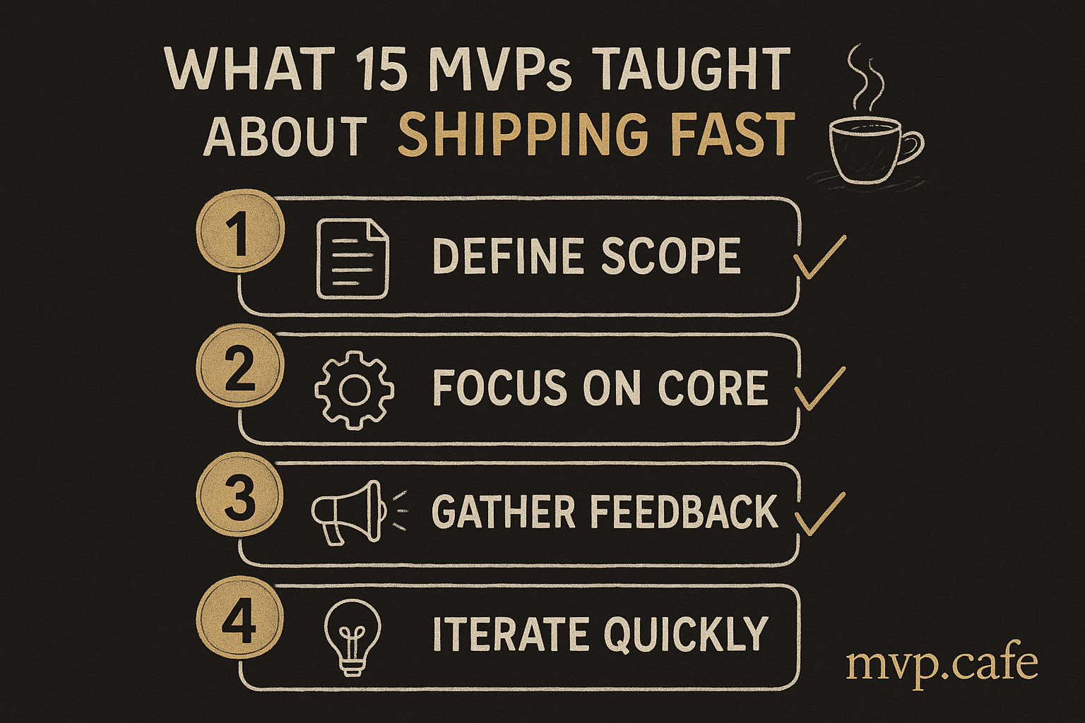 Action checklist