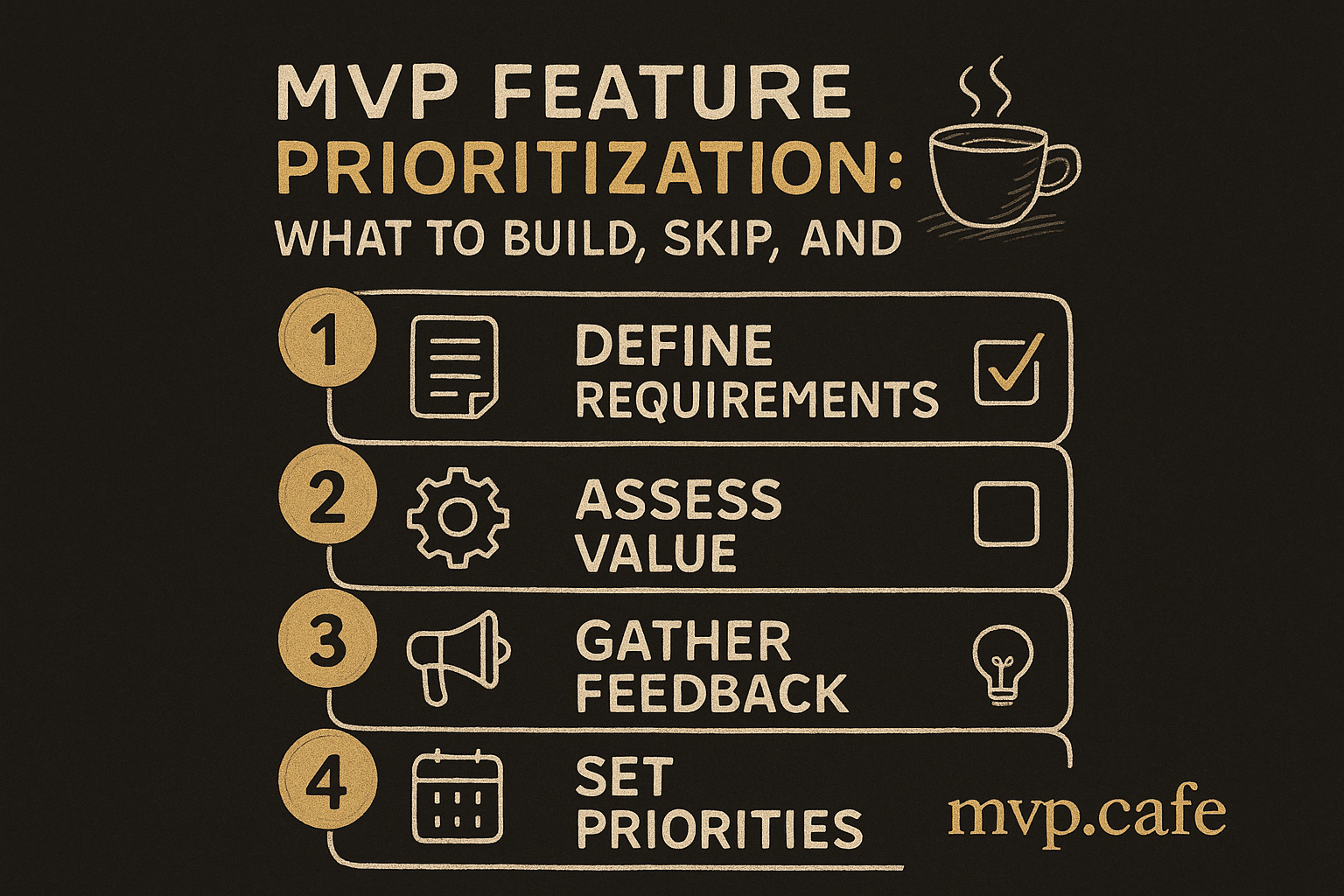 Action checklist