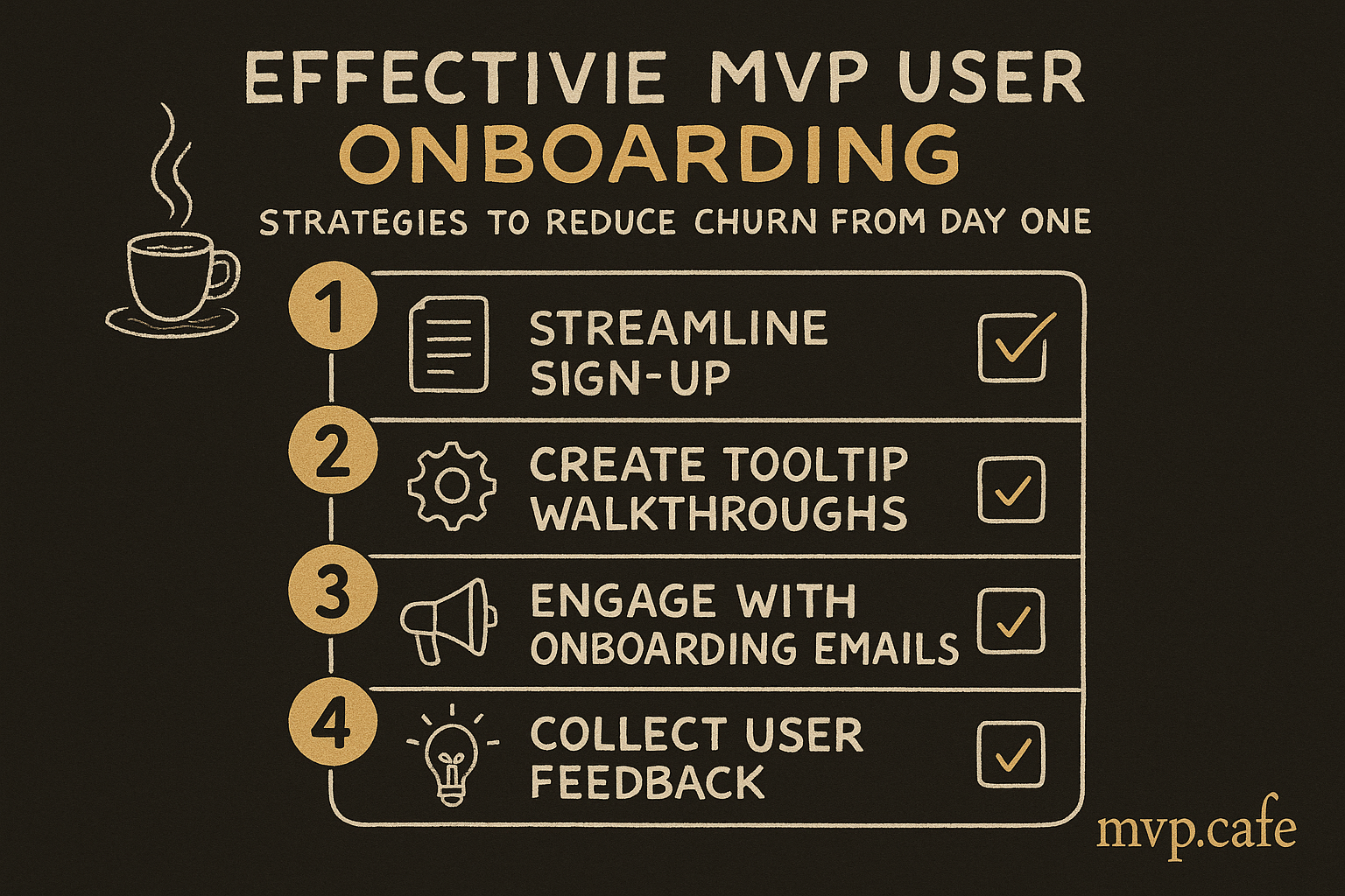 Action checklist
