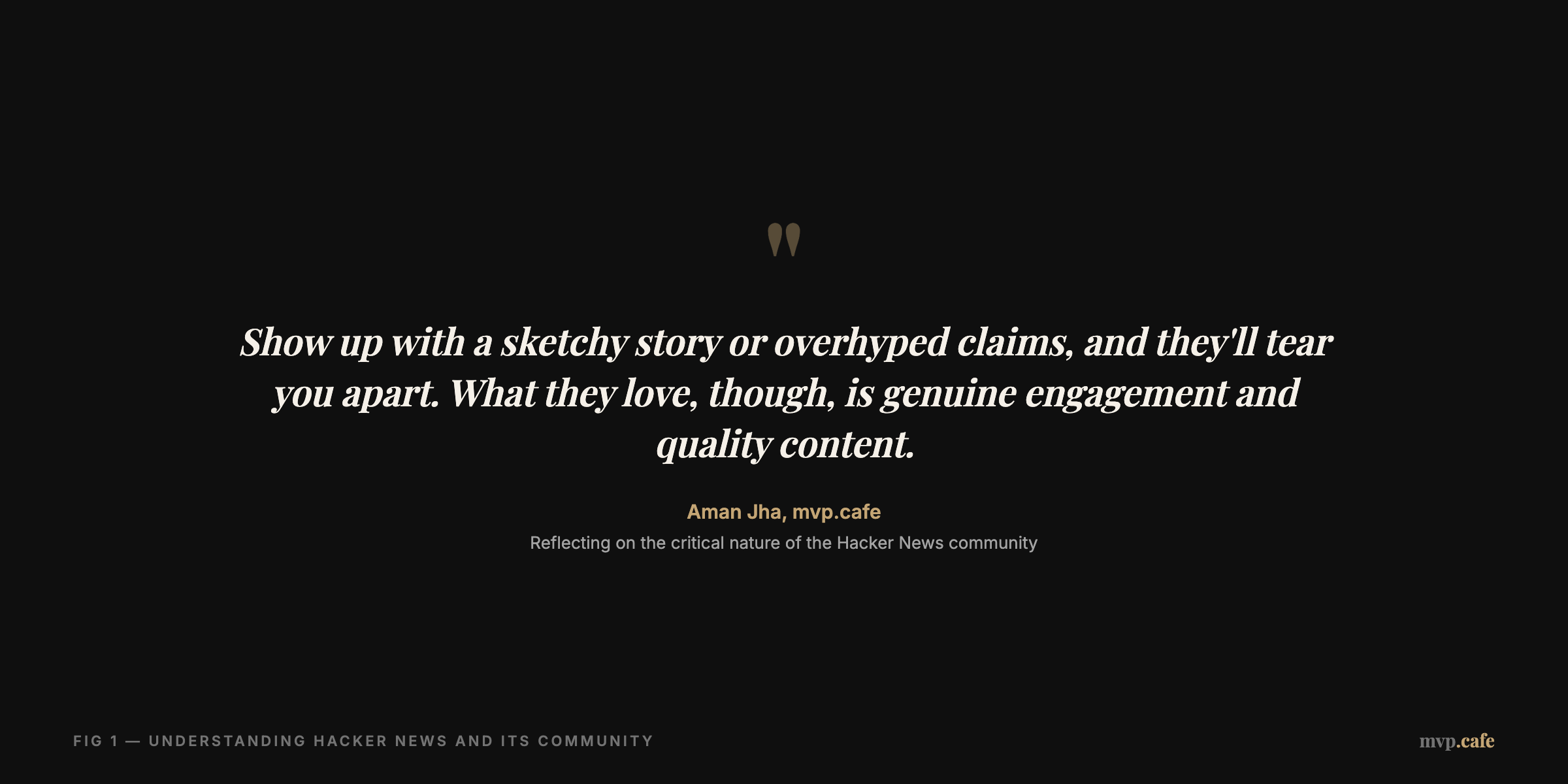 Key aspects of Hacker News culture