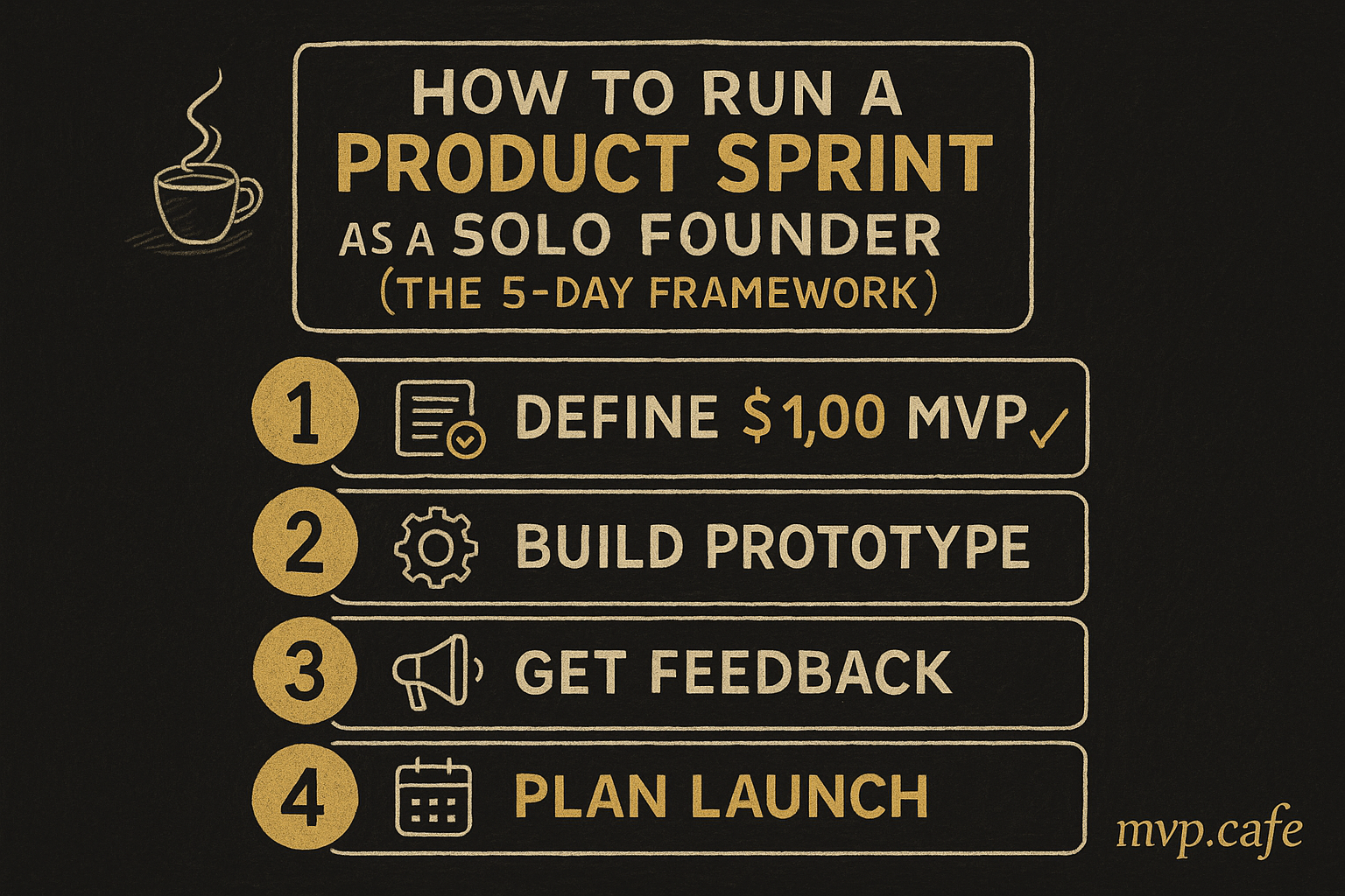 Action checklist