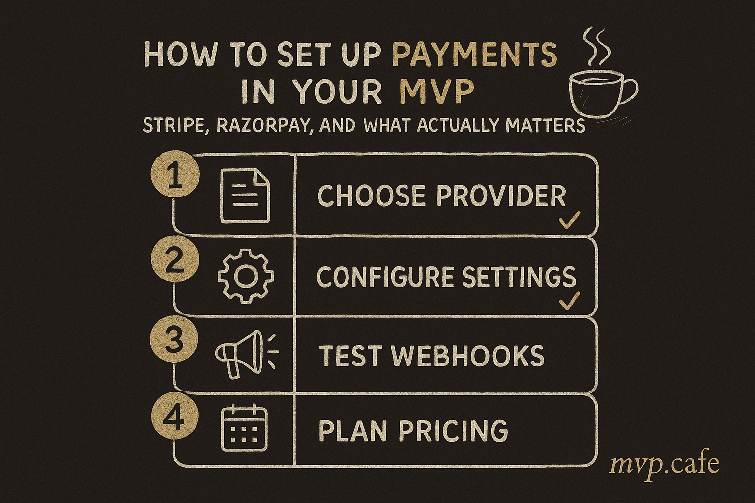 Action checklist