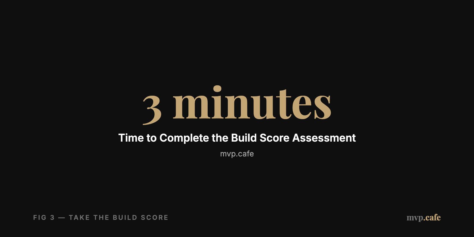 Build Score Quick Assessment — 3 minutes