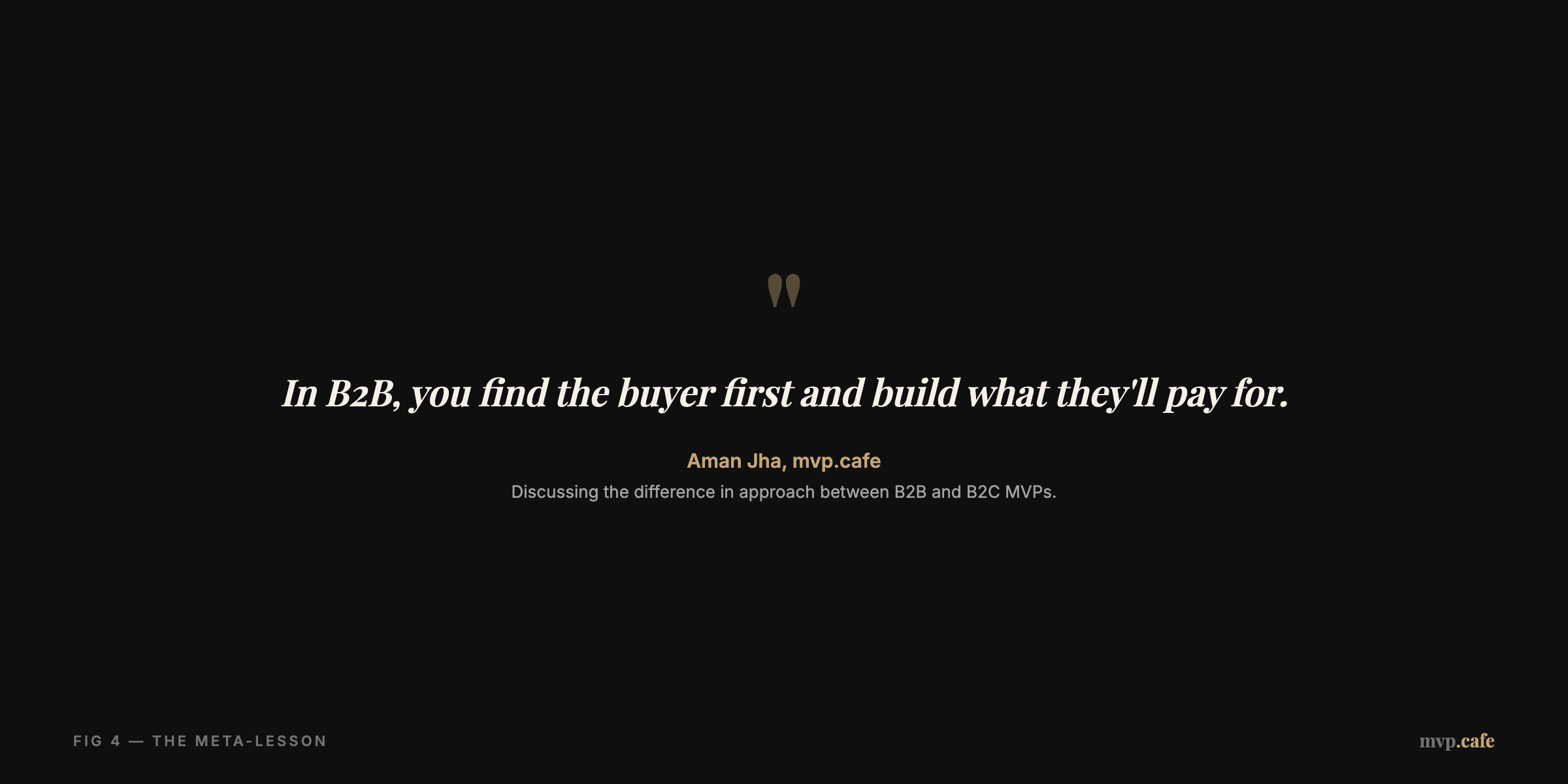 The Key to B2B MVP Success