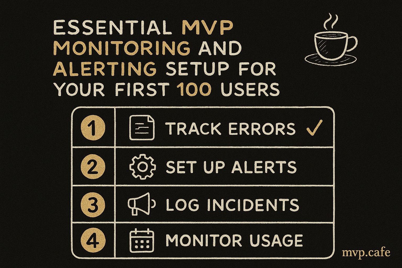 Action checklist