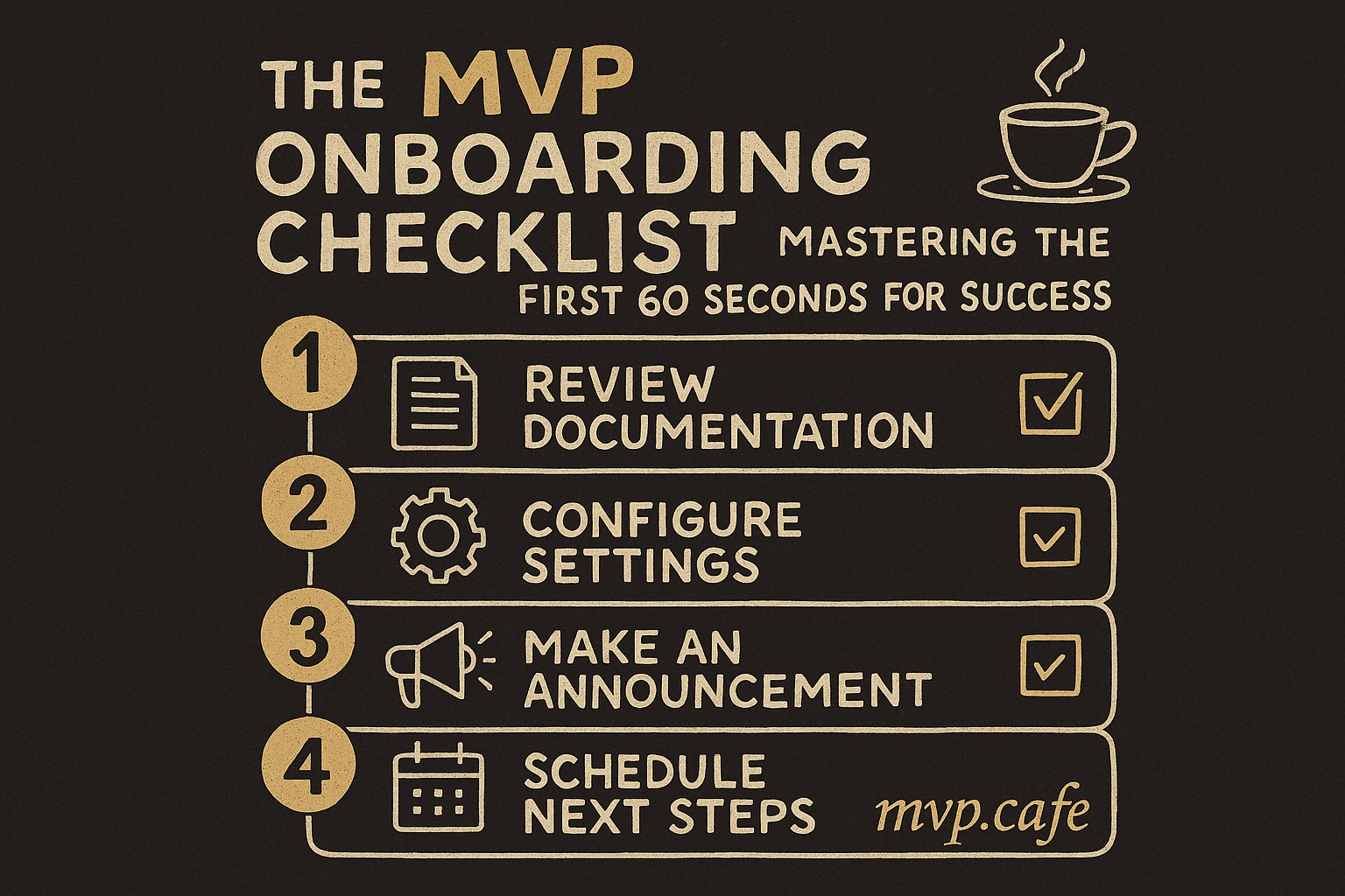 Action checklist