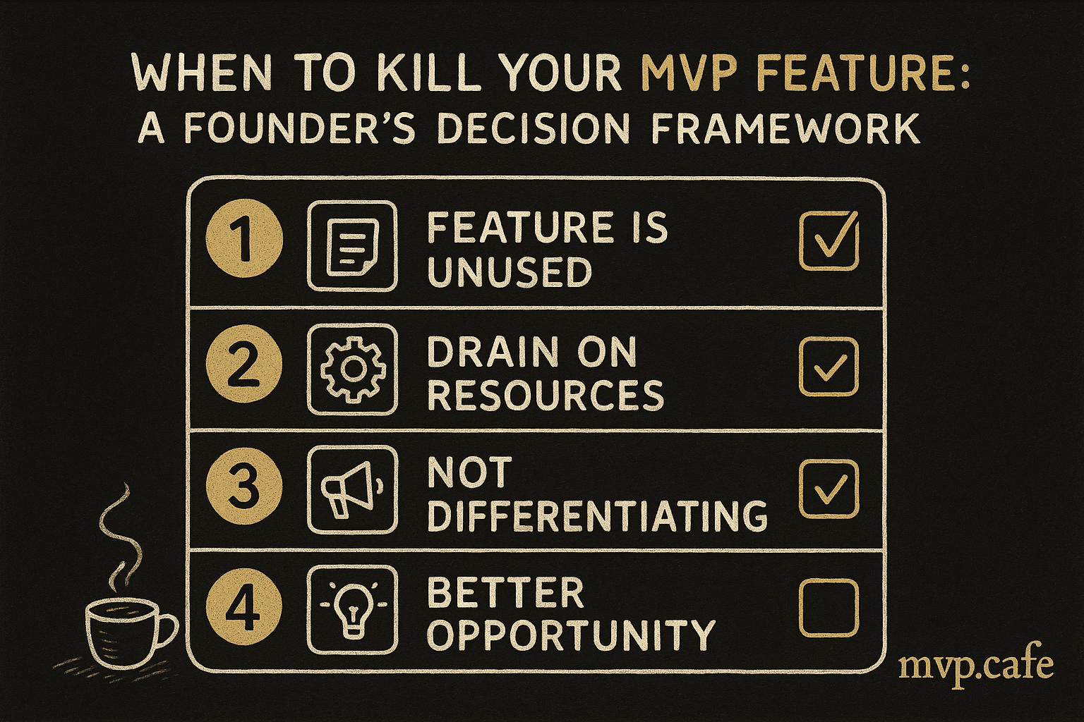 Action checklist