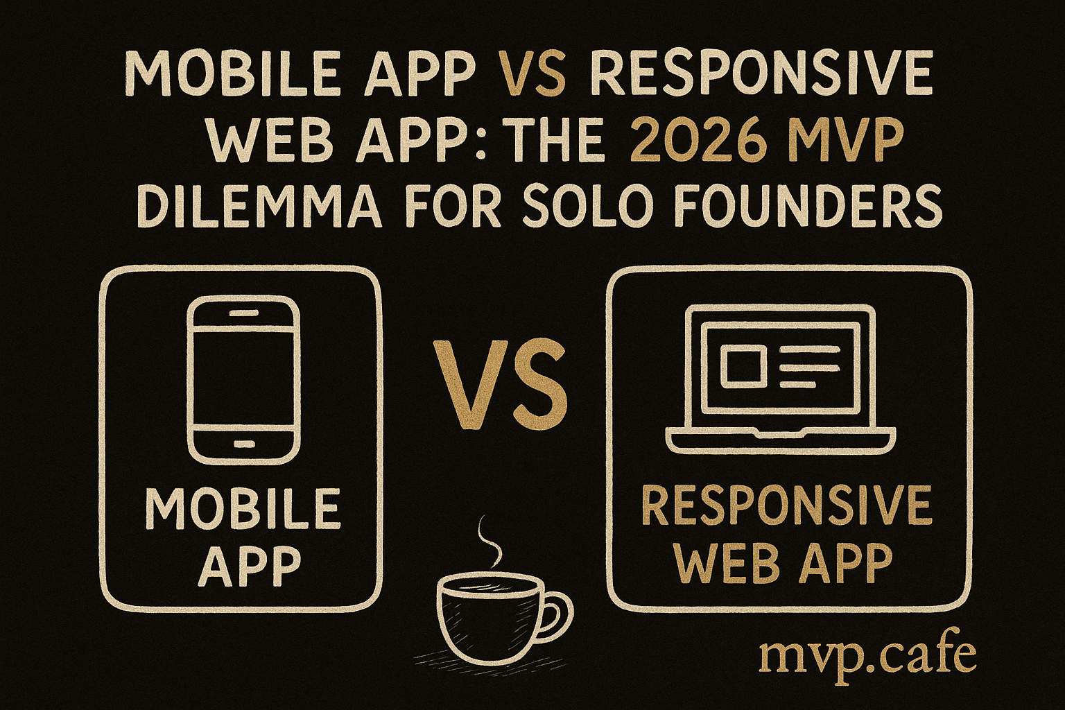 Mobile App vs Responsive Web App: The 2026 MVP Dilemma for Solo Founders