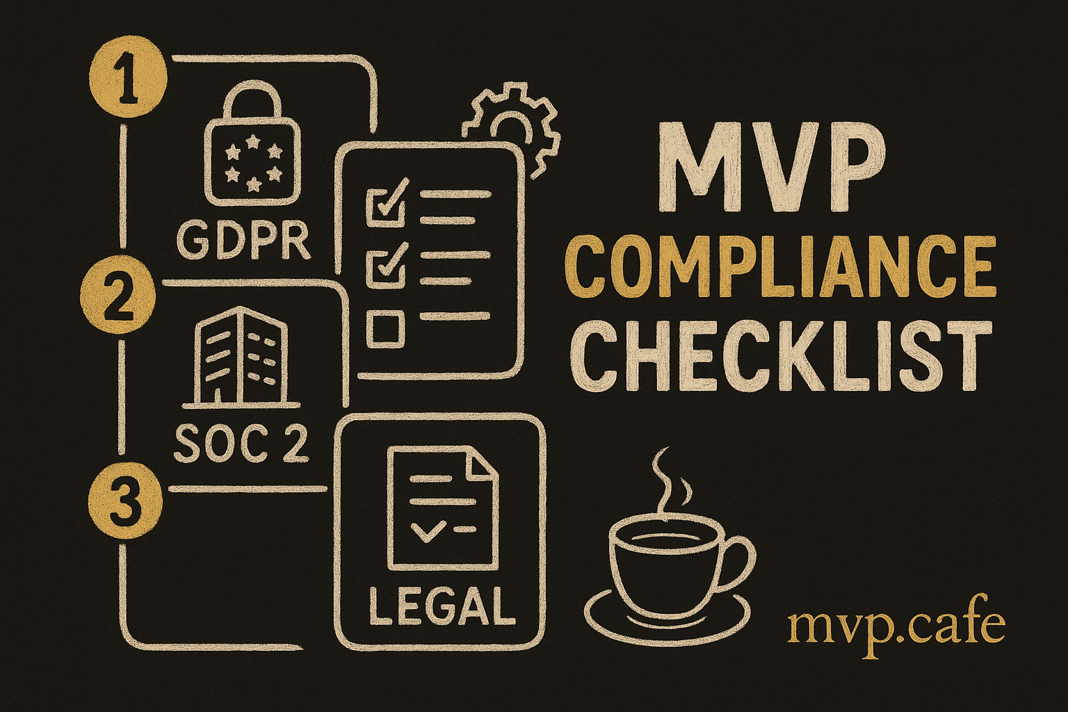 MVP Compliance Checklist: Navigating GDPR, SOC2, and Legal Essentials